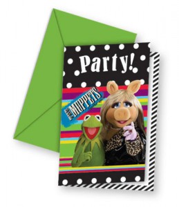 Einaldungskarte "Die Muppets"