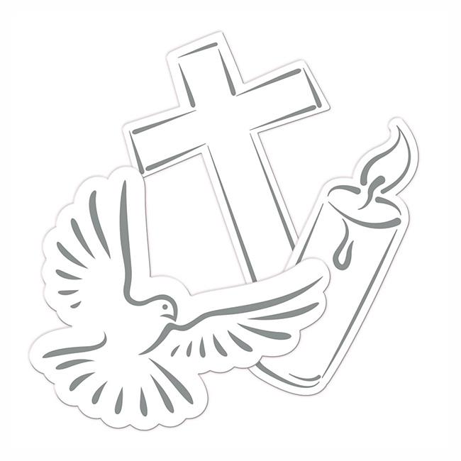 XL Konfetti christliche Symbole