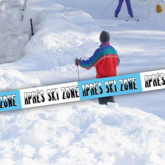 Party Absperrband Apres Ski Zone
