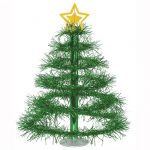 Lametta-Tischdeko „Weihnachtsbaum“