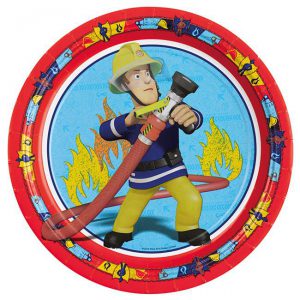 Pappteller „Feuerwehrmann Sam“