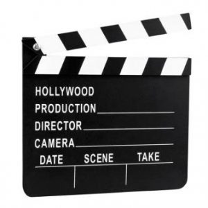 Filmklappe Hollywood