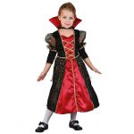 Kinder-Kostüm "Vampir-Prinzessin" 3-tlg. 3-4 Jahre