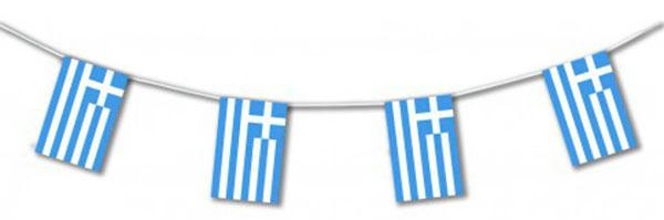 Flaggen-Girlande "Griechenland" 5 m