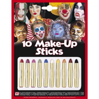 10 Make-Up Stifte in versch. Farben