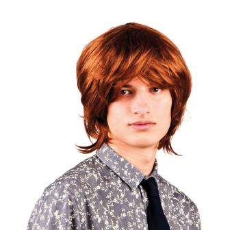 Perücke "Schüchterner Mike"-braun