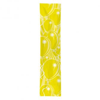 Banner mit Luftballon-Motiv 3 m-gelb