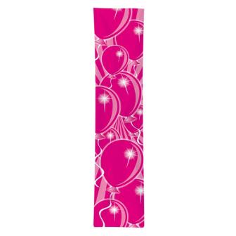 Banner mit Luftballon-Motiv 3 m-pink