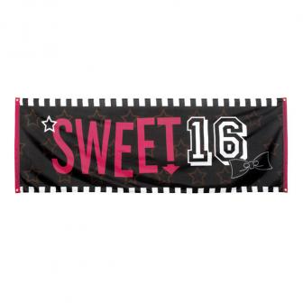 Banner "Sweet Sixteen" 220 cm