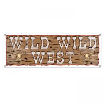 Banner "Wild Wild West" 1,5 m