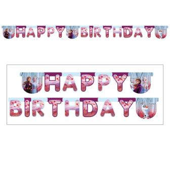 Buchstaben-Girlande Die Eiskönigin - Frozen II 2 m 