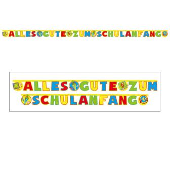 Buchstaben-Girlande "Erster Schultag" 4 m