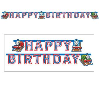 Buchstaben-Girlande "Thomas die kleine Lokomotive" 1,80 m