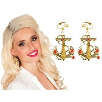 Clips-Ohrringe "Anker"