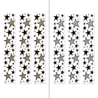 Deckenhänger aus Folie "Sternenhimmel" 3er Pack