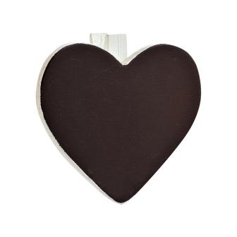 Deko-Klammern "Liebe" 6er Pack-weiß