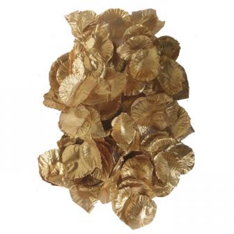 Edle Rosenblätter metallic 144er Pack-gold