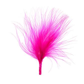 Einfarbige Federn 20er Pack-pink