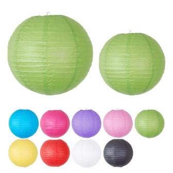 Großer einfarbiger Lampion