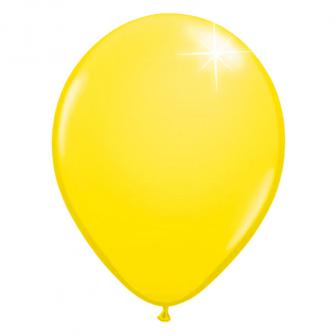 Einfarbige metallic Luftballons-10er Pack-gelb