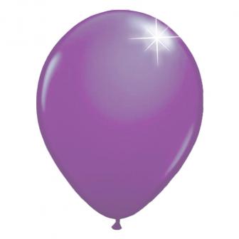 Einfarbige metallic Luftballons-100er Pack-lila