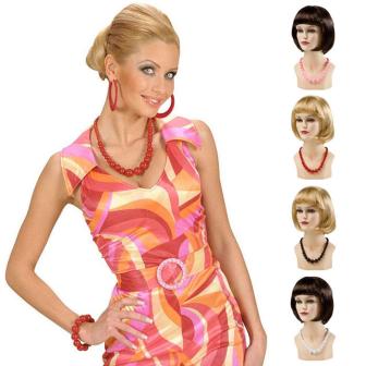 Einfarbige Perlenkette