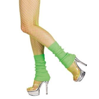 Einfarbige Stulpen 30 cm-neongrün