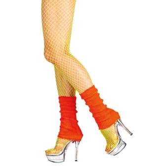 Einfarbige Stulpen 30 cm-orange