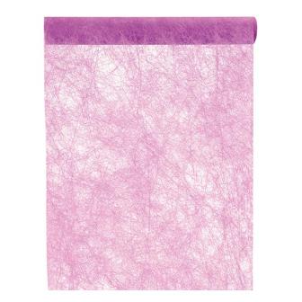 Einfarbiger Deko-Vlies Tischläufer 5 m-lila