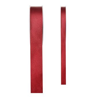 Einfarbiges Satin Deko-Band-bordeaux-15 mm