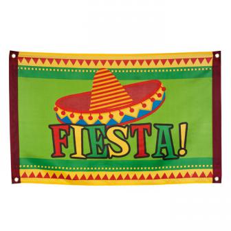 Fahne "Happy Fiesta" 90 cm