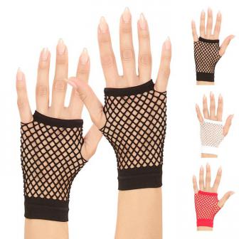Fingerlose Handschuhe "Netzoptik"