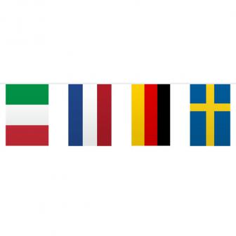 Flaggen-Girlande "Internationale Länder" 10 m 