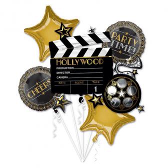 Folien-Ballon Set "Golden Hollywood" 5-tlg.