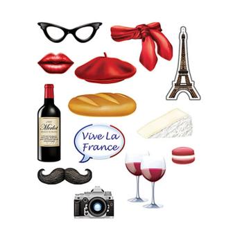 Foto-Accessoires "Frankreich" 14-tlg.