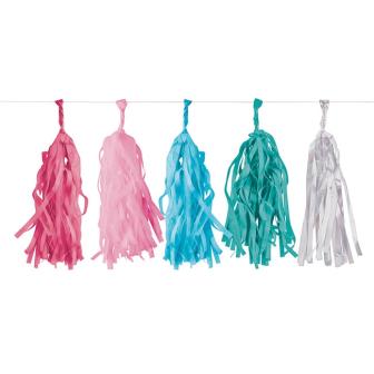 Fransen-Girlande "Pastell Paradise" 3 m 