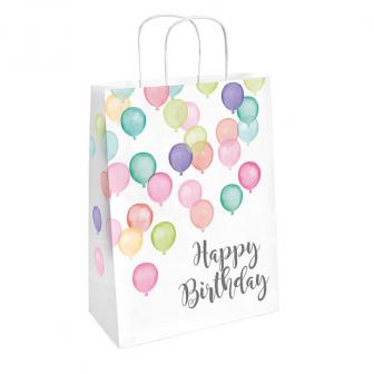 Geschenktüten aus Papier "Geburtstag in Pastell" 2er Pack