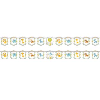 Girlande "Babys wilde Dschungel-Party" 2,20 m