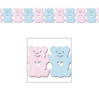 Girlande "Mein Teddyfreund" 3,7 m