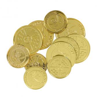 Goldmünzen "Pirat" 12-tlg.