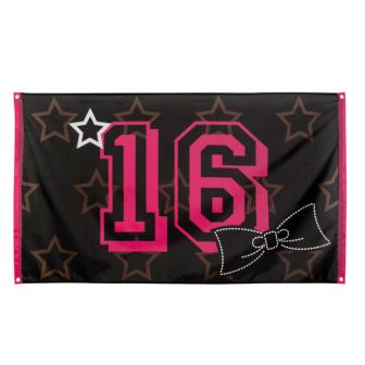 Fahne "Sweet Sixteen" 150 x 90 cm