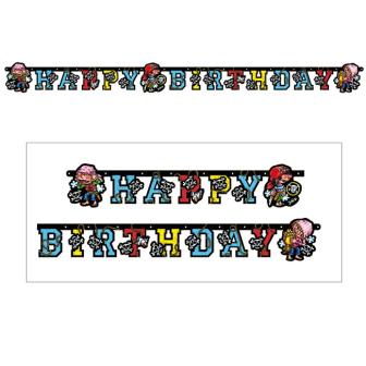 Happy Birthday-Girlande "Kleiner Pirat" 180 cm