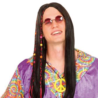 Hippie Perücke Flower Power