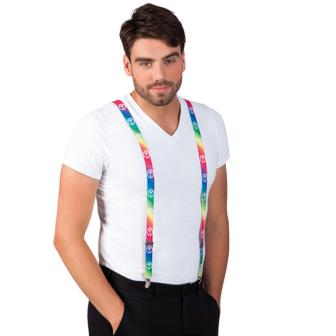 Hosenträger "Love, Peace, Hope"