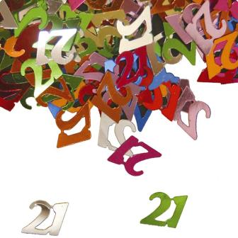 Konfetti "21. Geburtstag" 14 g