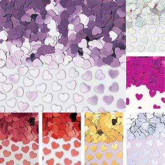 Konfetti "Einfarbige Herzchen" 15 g