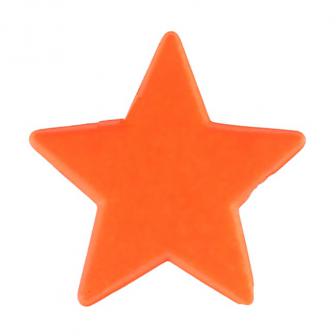 Streuteile "Einfarbige Sterne" 12er Pack-orange