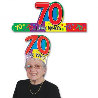 Kopfschmuck "70. Geburtstag"
