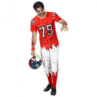 Kostüm American Football Zombie 2-tlg.