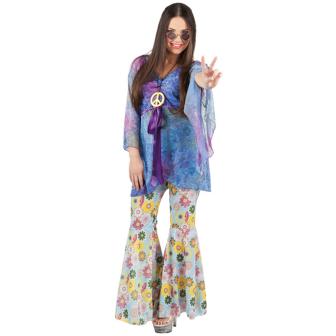 Kostüm "Groovy Hippie-Girl" 3-tlg.